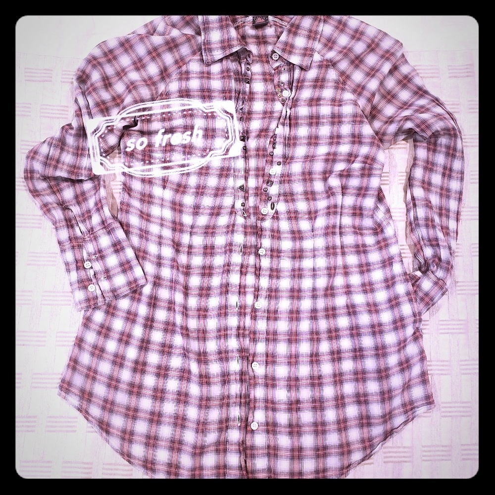 Free people light flannel